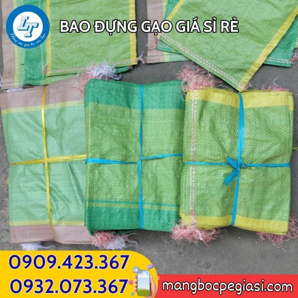 Bao tải gạo nhiều size Bao tải gạo nhiều size