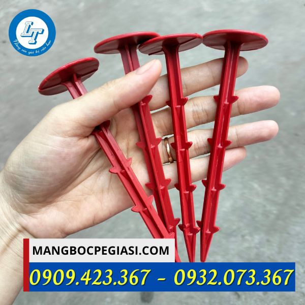 Đinh nhựa ghim màng phủ Đinh nhựa ghim màng phủ