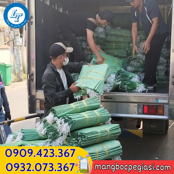 Giao hàng bao tải Bao tải dứa xanh giá sỉ
