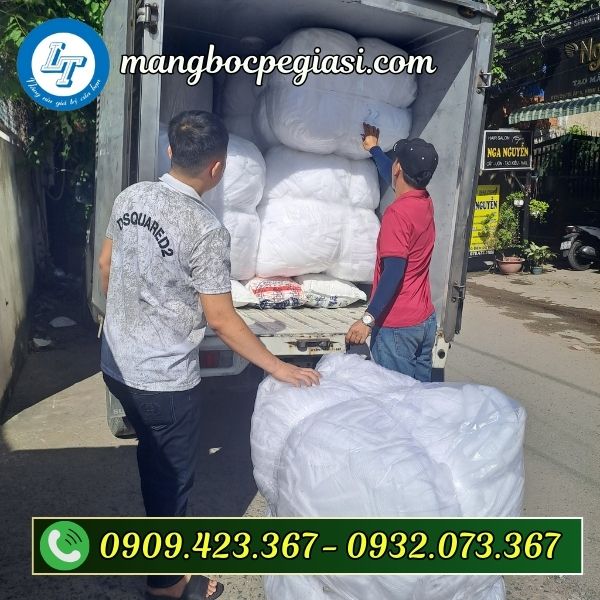 Xốp lưới bọc trái cây bao 5kg Xốp lưới bọc trái cây bao 5kg