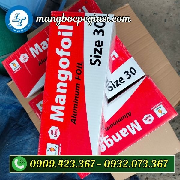 Giấy bạc nướng cuộn 4kg Giấy bạc nướng thịt cá siêu ngon