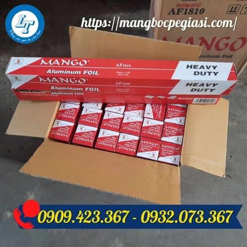 Giấy bạc nướng thực phẩm 45cmx5m Giấy bạc nướng thực phẩm 45cmx5m