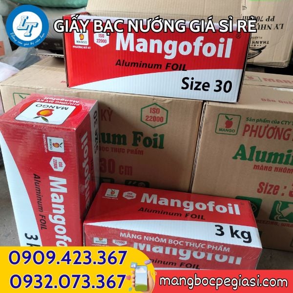 Giấy bạc nướng bền chắc Giấy bạc nướng bền chắc