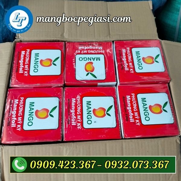 Giấy bạc nướng thùng 6 cuộn Giấy bạc nướng thùng 6 cuộn