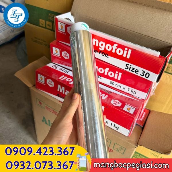 Giấy bạc nướng giá sỉ nhiều kích cỡ Giấy bạc nướng giá sỉ