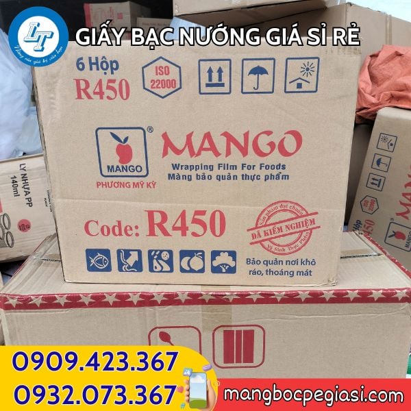 Giấy bạc nướng thùng 6 hộp Giấy bạc nướng thùng 6 hộp