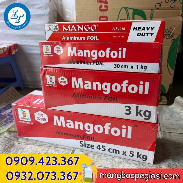 Giấy bạc nướng giá sỉ nhiều kích cỡ Giấy bạc nướng giá sỉ nhiều kích cỡ