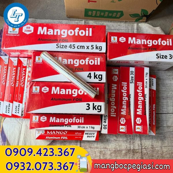 Giấy bạc nướng giá sỉ nhiều kích cỡ
