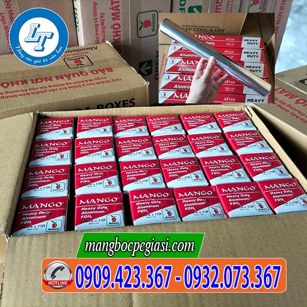 Giấy bạc nướng mango thùng 24 cuộn Giấy bạc nướng mango thùng 24 cuộn