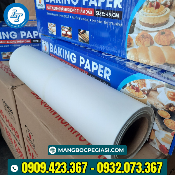 Giấy nến nướng bánh cuộn to 85m Giấy nến nướng bánh cuộn to 85m