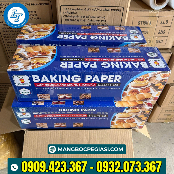 Giấy nến nướng bánh cuộn lớn giá sỉ Giấy nến nướng bánh cuộn lớn giá sỉ