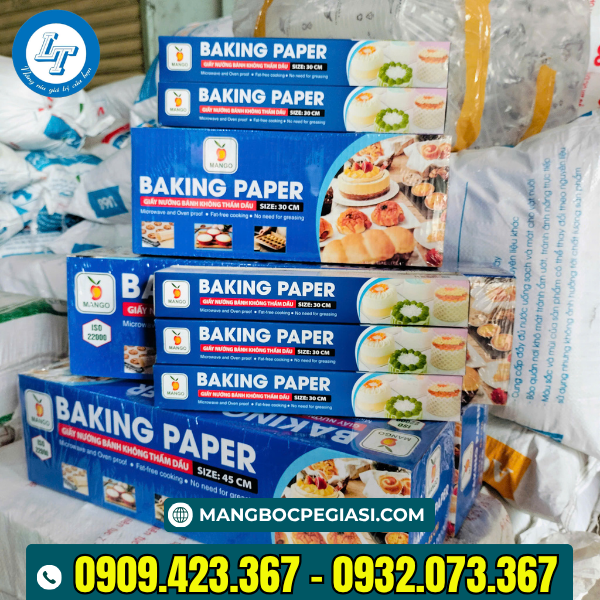 Giấy nến nướng bánh nhiều size Giấy nến nướng bánh nhiều size