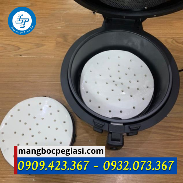Giấy nến tròn đục lỗ lót nồi chiên Giấy nến tròn đục lỗ lót nồi chiên