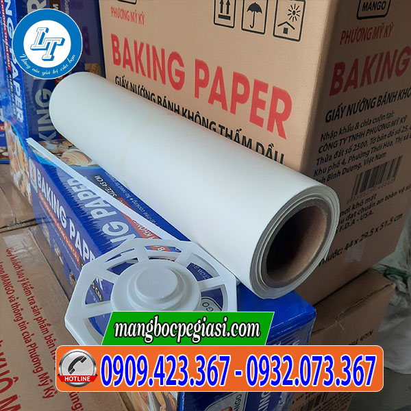 Giấy nến nướng bánh không thấm dầu Giấy nến nướng bánh không thấm dầu