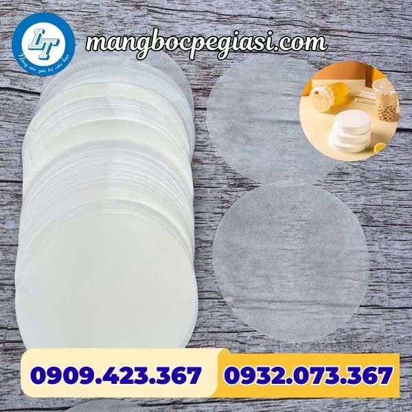 Giấy nến lót chống tràn miệng ly Giấy nến lót chống tràn miệng ly