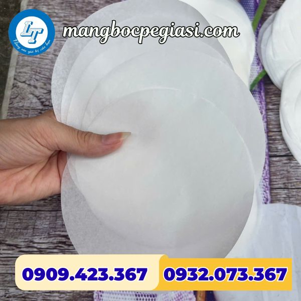 Giấy nến lót chống tràn miệng ly Giấy nến lót chống tràn miệng ly