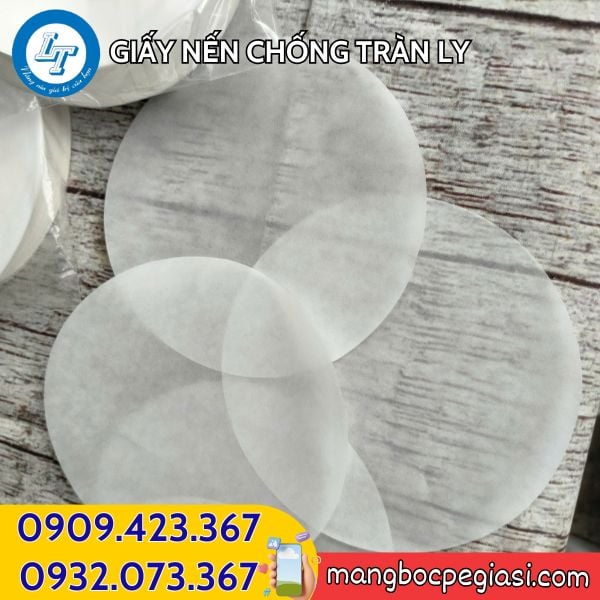 Giấy nến lót ly chống tràn ly chất lượng Giấy nến lót ly chống tràn
