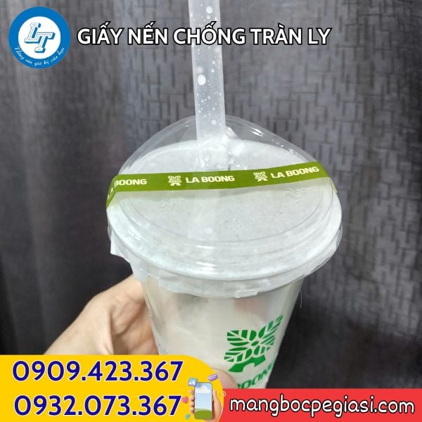 Giấy nến lót ly chống tràn Giấy nến lót ly chống tràn