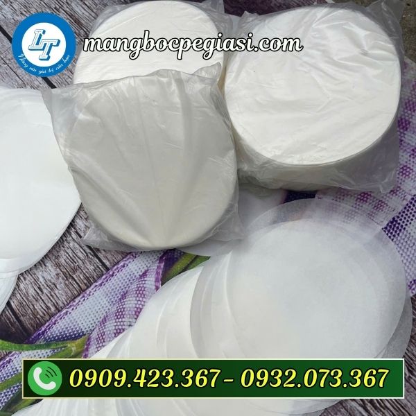 Giấy nến lót miệng ly chống tràn