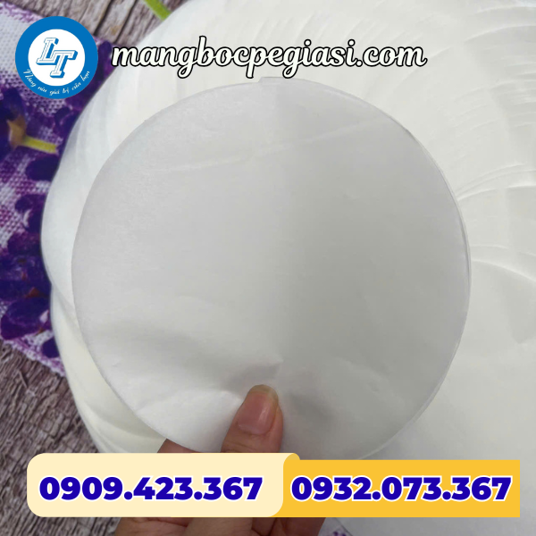 Giấy nến lót miệng ly chống tràn 13m Giấy nến lót miệng ly chống tràn