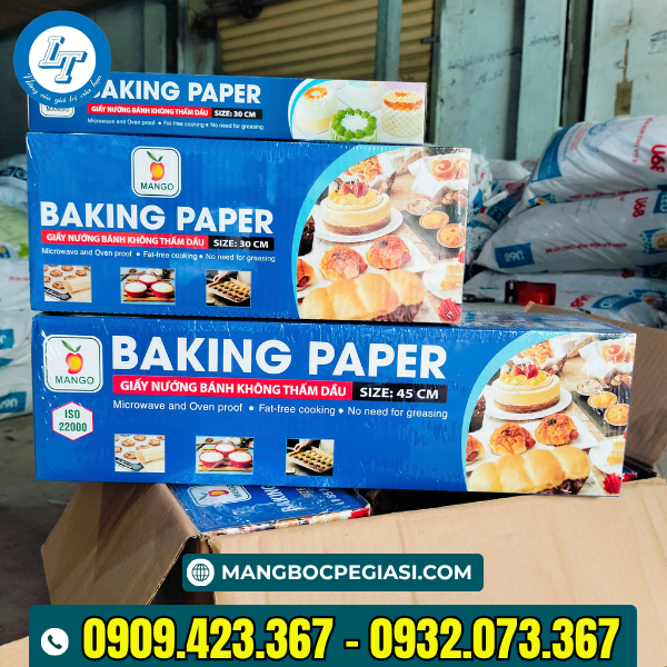 Giấy nến nướng bánh cuộn lớn giá sỉ Giấy nến nướng bánh cuộn lớn giá sỉ
