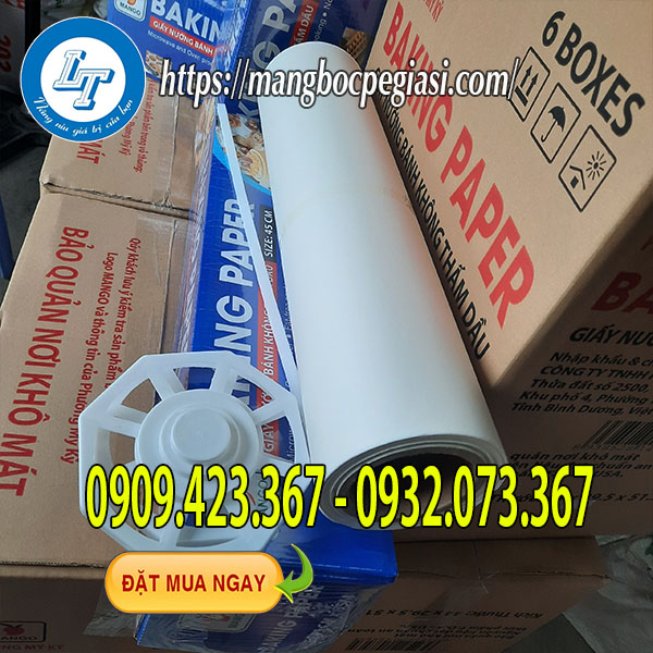 Giấy bạc nướng cuộn to Giấy bạc nướng cuộn to