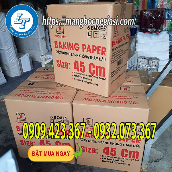 Giấy bạc nướng thùng 6 cuộn giá sỉ