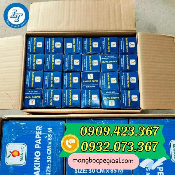 Giấy nến nướng bánh không thấm dầu giá sỉ Giấy nến nướng bánh không thấm dầu