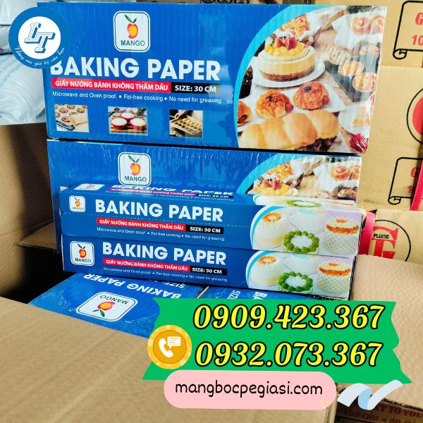 Giấy nến nướng bánh không thấm dầu Giấy nến nướng bánh không thấm dầu