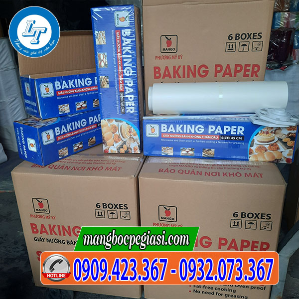 Giấy nến nướng bánh không thấm dầu Giấy nến nướng bánh không thấm dầu