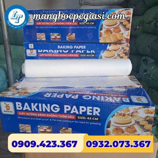 Giấy bạc nướng 45cm giá sỉ Giấy bạc nướng 45cm giá sỉ