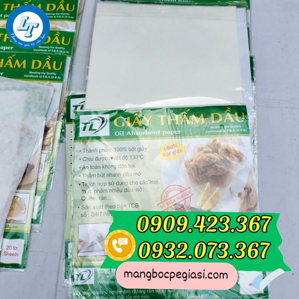 Giấy thấm dầu giá rẻ Giấy thấm dầu giá rẻ