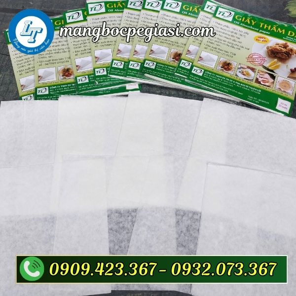 Giấy thấm dầu thực phẩm chiên xào rất tiện lợi