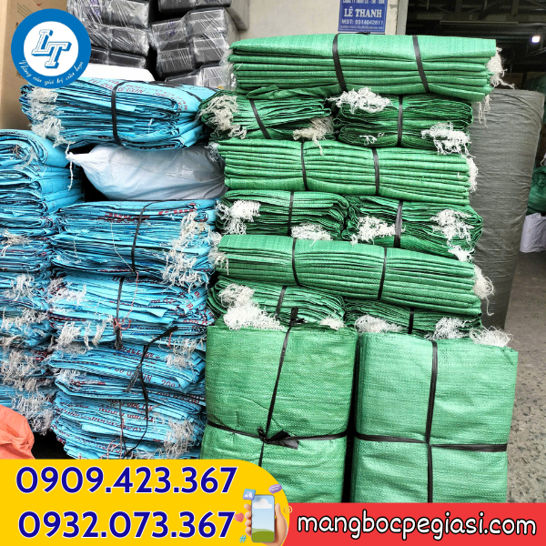 Bao tải dứa xanh giá sỉ sẵn kho Lê Thanh Bao tải dứa xanh giá sỉ