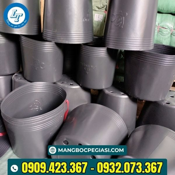 Chậu nhựa dẻo trồng cây