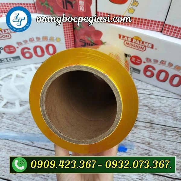 Màng bọc thực phẩm LAS PALMS 600 lõi rỗng Màng bọc thực phẩm LAS PALMS 600