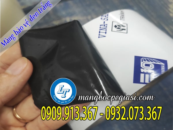 Màng bảo vệ đen trắng in logo chất lượng Màng bảo vệ đen trắng in logo chất lượng