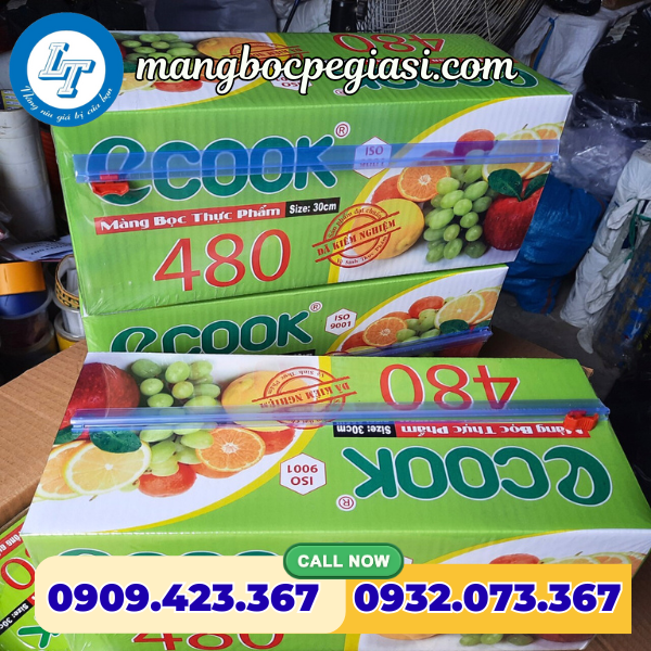 Màng bọc thực phẩm ecook 480 Màng bọc thực phẩm ecook 480
