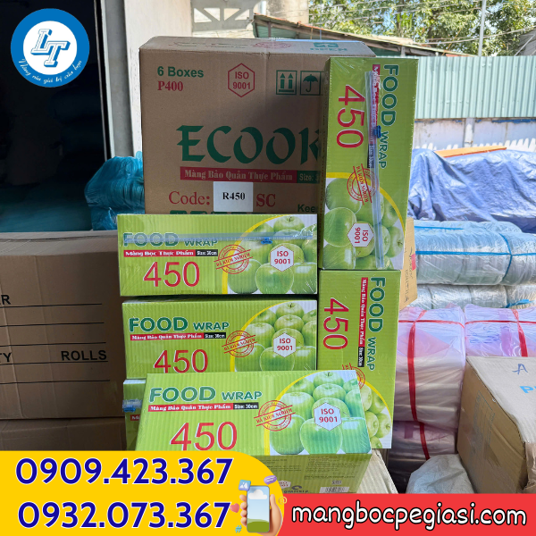 Màng bọc thực phẩm ecook 450 giá sỉ Màng bọc thực phẩm ecook 450 giá sỉ