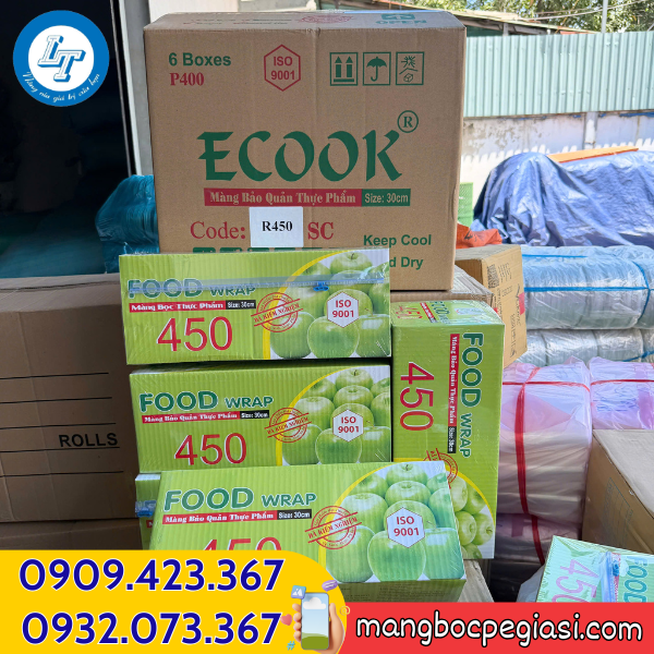 Màng bọc thực phẩm ecook 450 giá sỉ