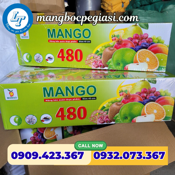 Màng bọc thực phẩm 480 thương hiệu Mango Màng bọc thực phẩm 480