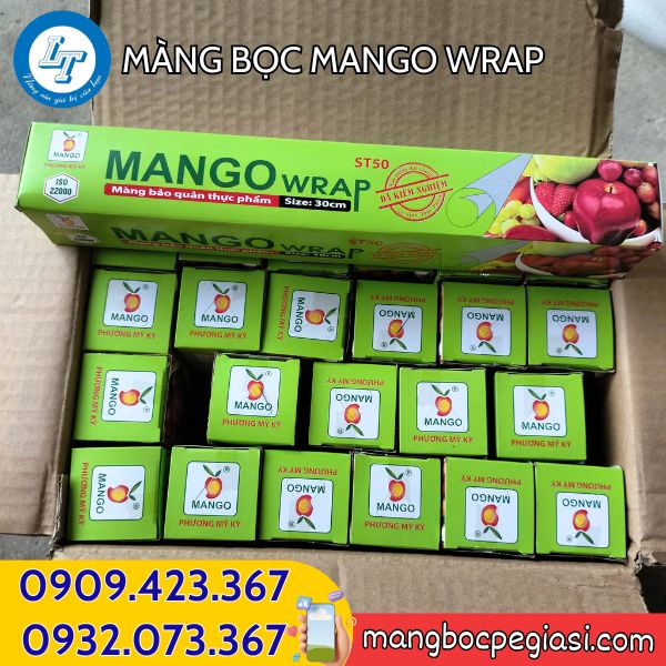 Màng bọc thực phẩm Mango ST50 thùng 24 cuộn Màng bọc thực phẩm Mango ST50