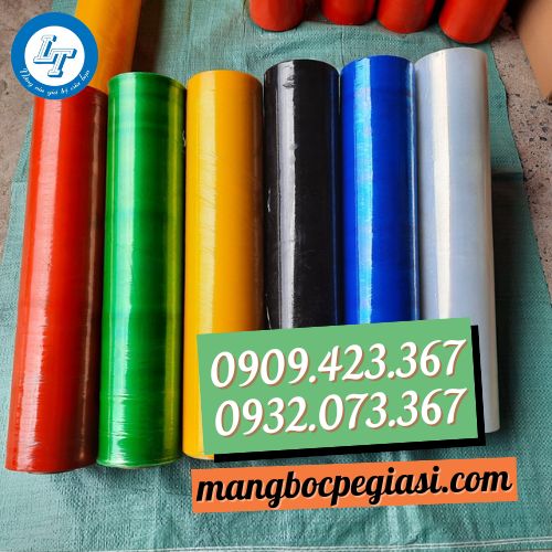 Màng bọc pe nhiều màu chiều cao 50cm Màng bọc pe nhiều màu chiều cao 50cm