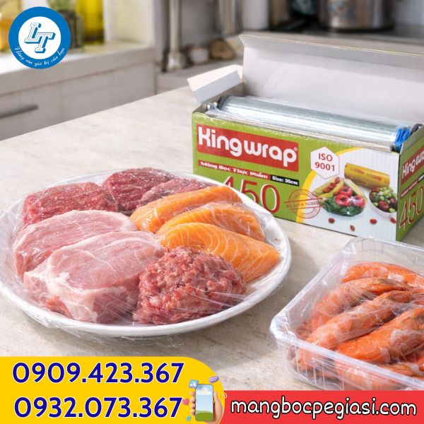 Ứng dụng Màng bọc thực phẩm King wrap 450 Màng bọc thực phẩm King wrap 450