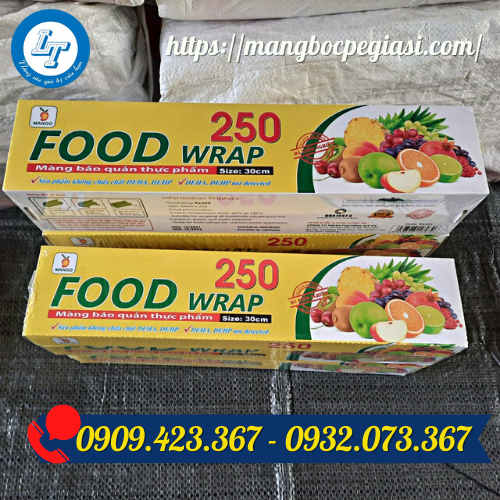 Màng bọc thực phẩm 250 size 30cm Màng bọc thực phẩm 250 size 30cm