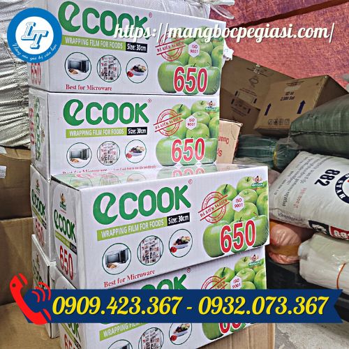 Màng bọc thực phẩm cuộn lớn 30cmx650m Màng bọc thực phẩm cuộn lớn 30cmx650m