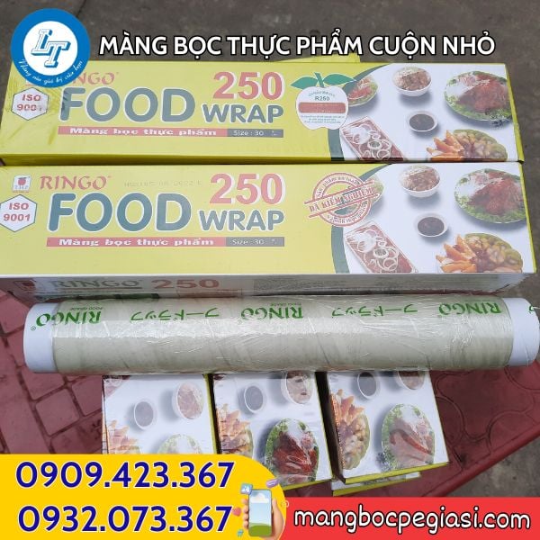 Màng bọc thực phẩm cuộn nhỏ 250 Màng bọc thực phẩm cuộn nhỏ 250