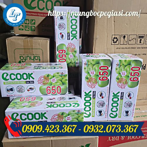 Màng bọc thực phẩm cuộn lớn 30cmx650m