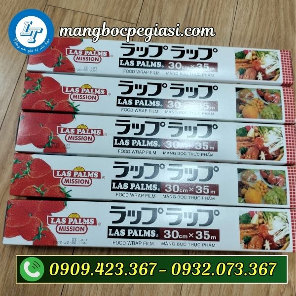 Màng bọc thực phẩm LAS PALMS 30cmx35m Màng bọc thực phẩm LAS PALMS