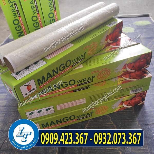 Màng bọc thực phẩm Mango 30cmx9m Màng bọc thực phẩm Mango 30cmx9m